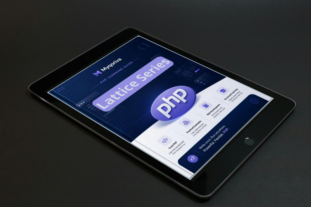 Tablet displaying Magento 2.4.x Luma Module setup screen with PHP logo.